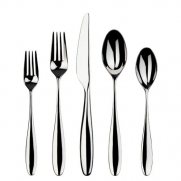 Gourmet Settings Willow 20-Piece Stainless Steel Flatware Set, 4 and 5-Piece Place Settings