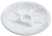 HIC Porcelain Oyster Plate 9-inch