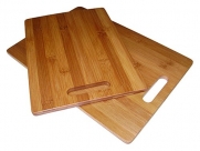 Mountain Woods Simply Bamboo 2 Piece Valencia Cutting Board Set