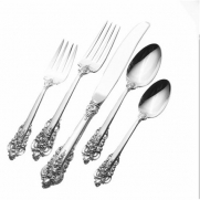 Wallace Grande Baroque 5-Piece Flatware Place Setting, Dinner Size