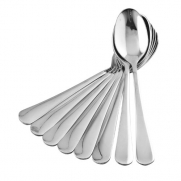 MIU COLOR™ Stainless Steel oval soup spoons, set of 8