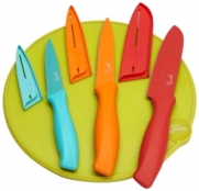 Fiesta 7-Piece Cutlery Set with Cutting Board