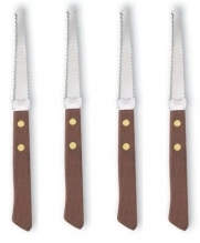 Grapefruit Knives Set 4 Carded Knives with S/steel Wooden Handle