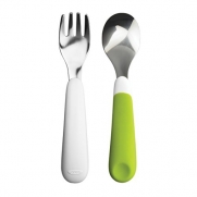 OXO Tot Training Fork & Spoon Set- Green