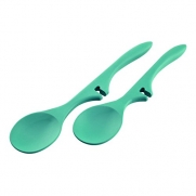 Rachael Ray Tools & Gadgets 2 Piece Lazy Spoon Set, Agave Blue