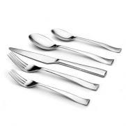 Gourmet Settings Hotel 20-Piece 18-0 Stainless Steel Flatware Set, Service for 4