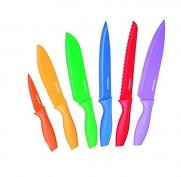 Cuisinart Advantage 12-Piece Knife Set, Bright (6 knives and 6 knife covers)