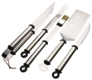 Mr. Bar-B-Q 5-Piece Stainless Handle Barbeque Tool Set