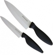 Shenzhen Knives. Ceramic Knife Set - 2-piece (6 Chef's & 5 Slicing)