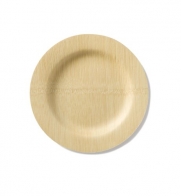 Bambu 9-Inch All Occasion single use Veneerware Plates, Package of 8, Natural