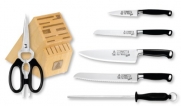 Messermeister San Moritz Elite 7-Piece Knife Block Set