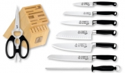 Messermeister San Moritz Elite 9-Piece Knife Block Set