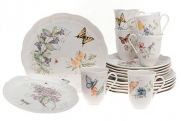 Lenox Butterfly Meadow 18-Piece Dinnerware Set, Service for 6