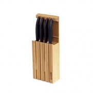 Kyocera KBLOCK3 Bamboo 3-Slot Knife Block