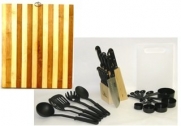 Chopping Kit with Knives Chopping Boards and Measuring Spoons