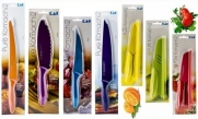 Kai Pure Komachi 2 7-Piece Knife Set a Spectrum of Color Cutlery includes Paring, Sandwich, Slicing, Bread, Citrus, Tomato and Multi-Utility Knifes
