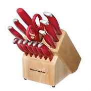 Kitchenaid 16-Piece Stamped Solid Delrin Cutlery Set