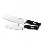 Paula Deen Signature Cutlery 5-Inch and 7-Inch Santoku Knife Set