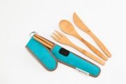 To-Go Ware RePEaT Reusable Bamboo Utensil Set, Agave