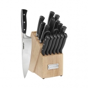 Cuisinart 18-Piece Forged Triple-Riveted Knife Set + Wood Block