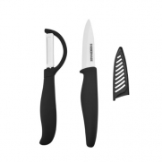 Farberware Ceramic 3-Piece Set (Includes 3-Inch Paring Knife with Sheath and Peeler)