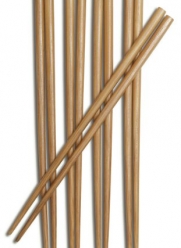 Joyce Chen 30-0041, 9-Inch Burnished Bamboo Chopsticks, 5-Pair