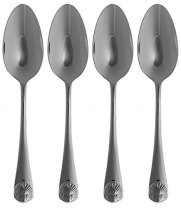 Reed & Barton Stainless Williamsburg Royal Shell 6 1/8 Teaspoons (Set of Four)