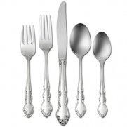 Oneida Dover 26-Piece Stainless Flatware Set, Service for 4 with Bamboo Drawer Organizer