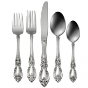 Oneida Louisiana 66-Piece Stainless Flatware Set, Service for 12 with Bamboo Drawer Organizer