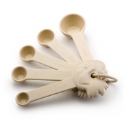 Paula Deen Signature Kitchen Tools 5-Piece Melamine Rooster Measuring Spoon Set
